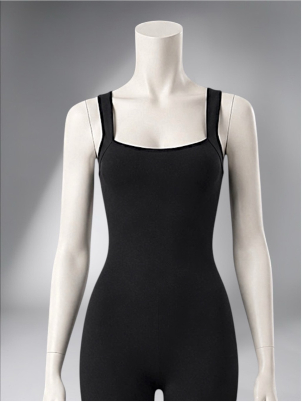 ASOS Black Strappy Open-Back Catsuit Jumpsuit – Size 8 - Picture 8 of 9